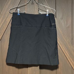 S.C & CO.  Classic Black Skort with pockets